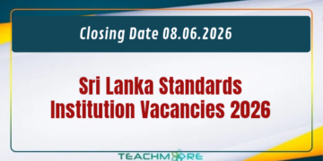 Sri Lanka Standards Institution Vacancies 2026
