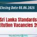 Sri Lanka Standards Institution Vacancies 2026