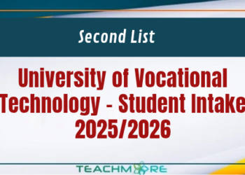 University of Vocational Technology – Student Intake 2025/2026