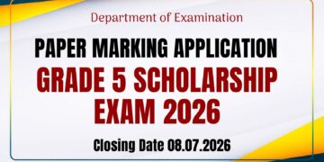 Grade 5 Scholarship Examination 2026