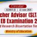 Teacher Advisor First EB Examination 2026