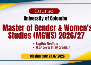 Master of Gender & Women's Studies (MGWS) 2026/27