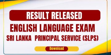 Sri Lanka Principals Service English Exam Results 2025