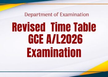 Time Table - GCE A/L Examination 2026
