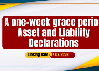 A one-week grace period Asset and Liability Declarations