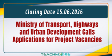 Ministry of Transport, Highways and Urban Development Calls Applications for Project Vacancies