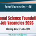 National Science Foundation Job Vacancies 2026