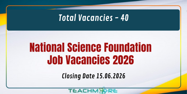 National Science Foundation Job Vacancies 2026