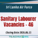Sanitary Labourer Vacancies