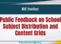 School Subject Distribution and Content Grids