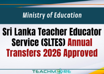 Sri Lanka Teacher Educator Service (SLTES) Annual Transfers 2026