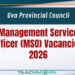 Management Service Officer Vacancies 2026