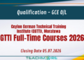 CGTTI Full-Time Courses 2026