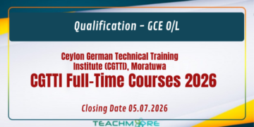CGTTI Full-Time Courses 2026