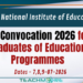 NIE Convocation 2026