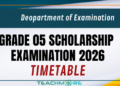 2026 Grade 5 Scholarship Exam
