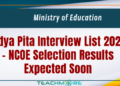 Vidya Pita Interview List 2026