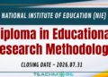 Diploma in Educational Research Methodology