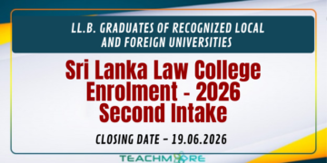 Sri Lanka Law College Application 2026