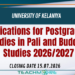 Postgraduate Studies in Pali and Buddhist Studies 2026