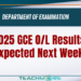 2025 GCE O/L Results Expected Next Week