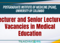 Lecturer and Senior Lecturer Vacancies in Medical Education