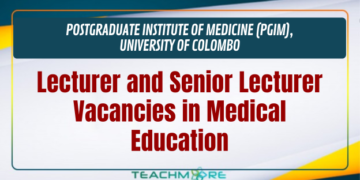 Lecturer and Senior Lecturer Vacancies in Medical Education