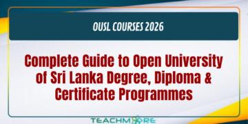 OUSL Courses 2026