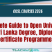 OUSL Courses 2026