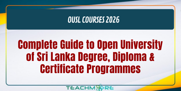 OUSL Courses 2026