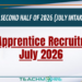 VTA Apprentice Recruitment July 2026