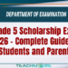 Grade 5 Scholarship Exam 2026