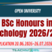 OUSL BSc Honours in Psychology 2026