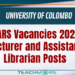 University of Colombo UCIARS Vacancies 2026