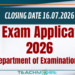 GIT Exam Application 2026