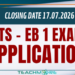 Teacher Service 1st EB Exam 2026