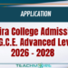 Zahira College Admission for G.C.E. Advanced Level 2026 – 2028