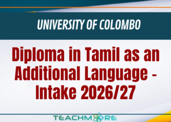 Diploma in Tamil as an Additional Language – Intake 2026/27