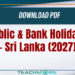 Public & Bank Holidays – Sri Lanka (2027)