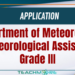 Meteorological Assistant Grade III