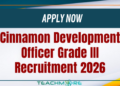 Cinnamon Development Officer Grade III