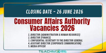 Consumer Affairs Authority Vacancies 2026
