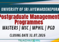 Postgraduate Management Programmes