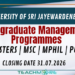 Postgraduate Management Programmes