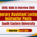 SEUSL Walk-In Interview 2026