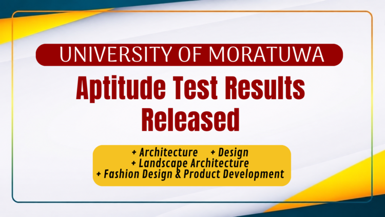 University of Moratuwa Aptitude Test Pass List Released