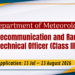 Technical Officer Vacancies 2026
