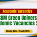 NSBM Green University Academic Vacancies 2026