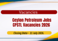 CPSTL Vacancies 2026 |