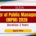 SLIDA Master of Public Management (MPM) 2026